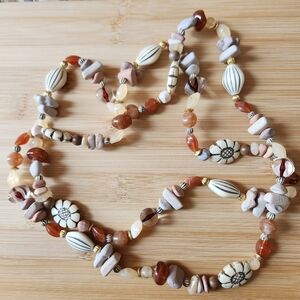 Floral Bead Necklace